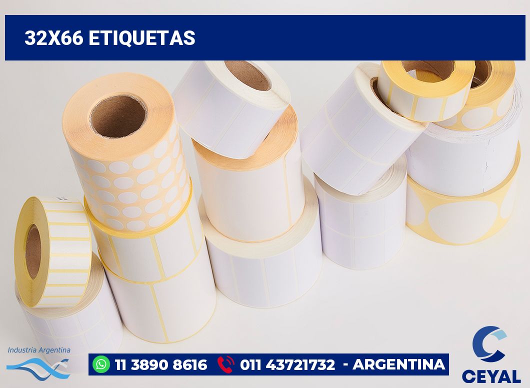 32x66 Etiquetas