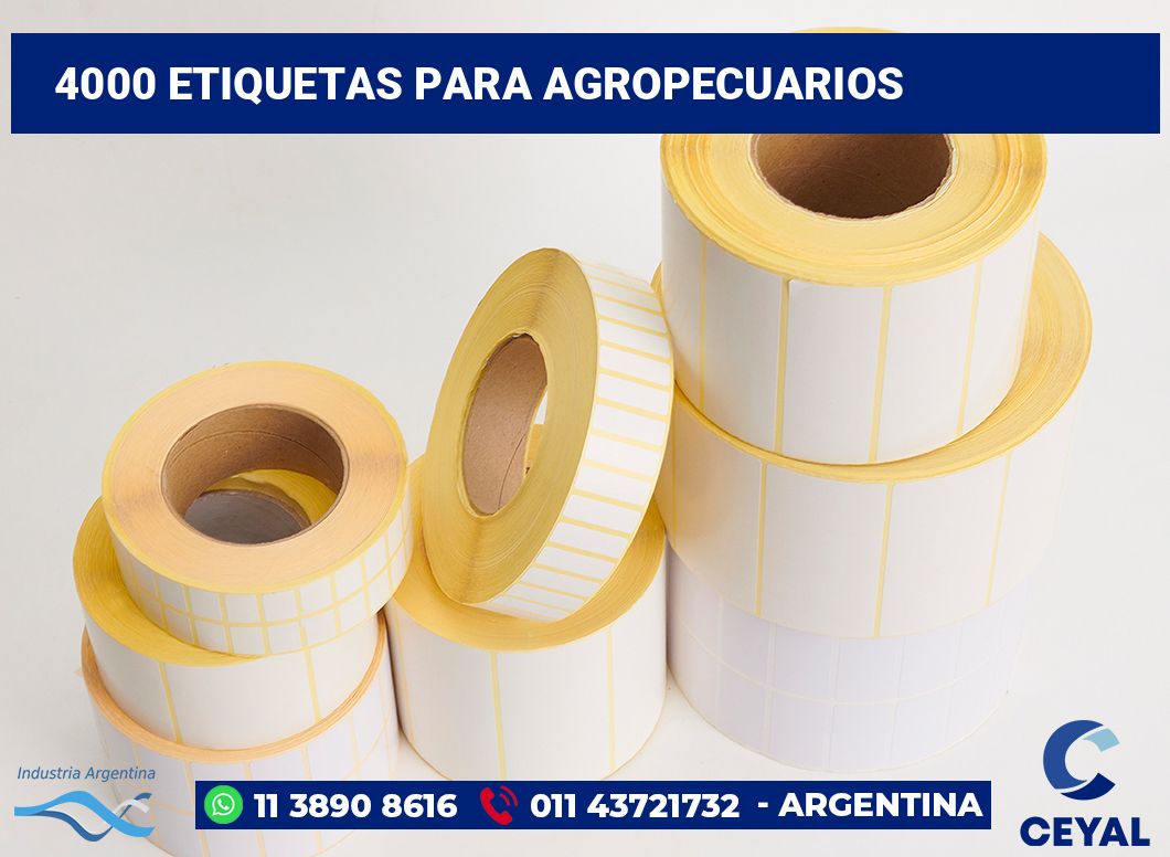4000 Etiquetas para agropecuarios