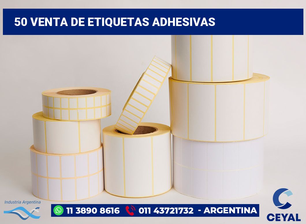 50 Venta de etiquetas adhesivas