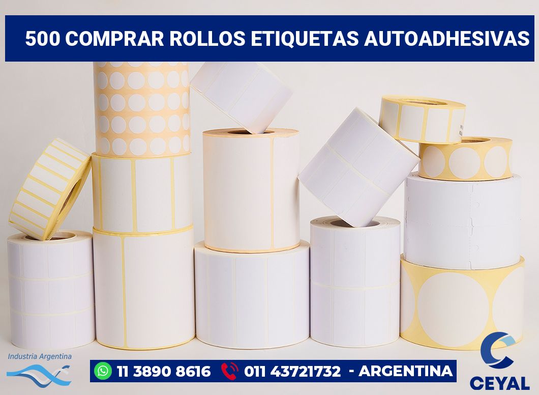 500 Comprar rollos etiquetas autoadhesivas
