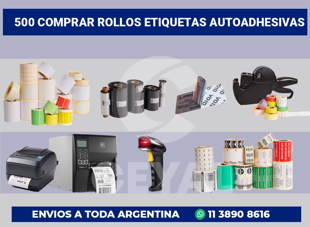 500 Comprar rollos etiquetas autoadhesivas