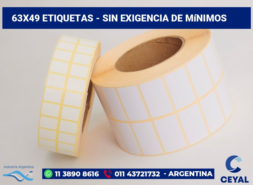 63x49 Etiquetas