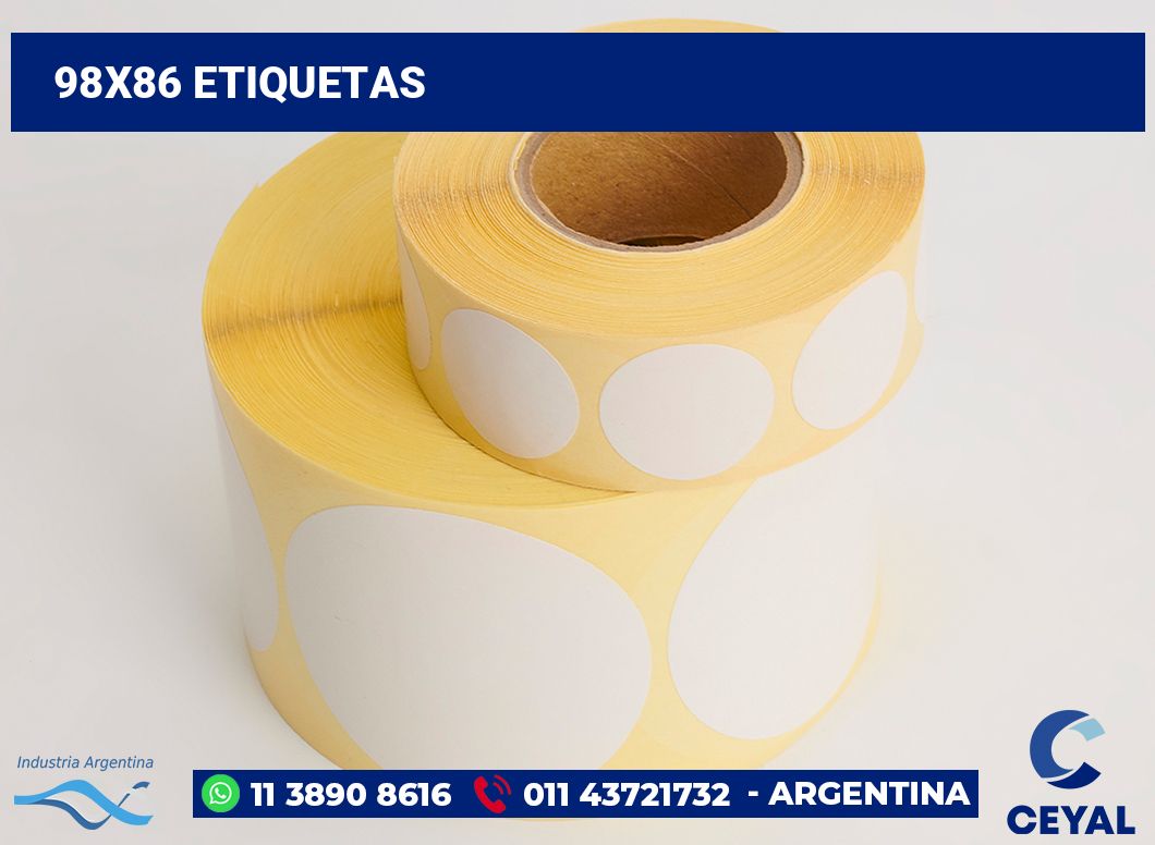 98x86 Etiquetas