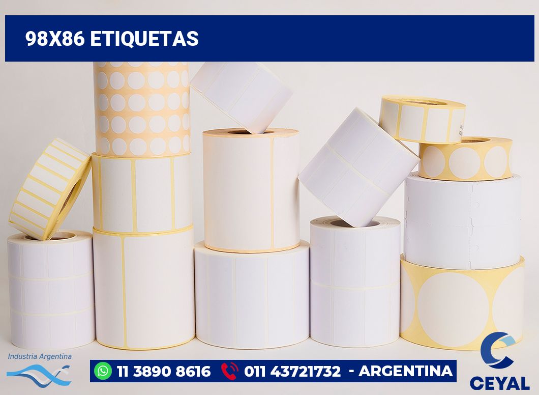98x86 Etiquetas