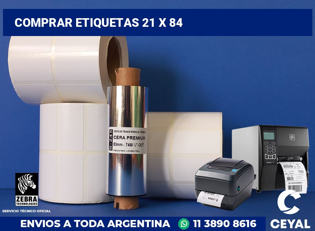 Comprar etiquetas 21 x 84