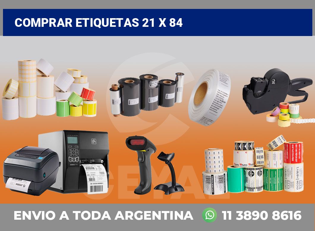 Comprar etiquetas 21 x 84