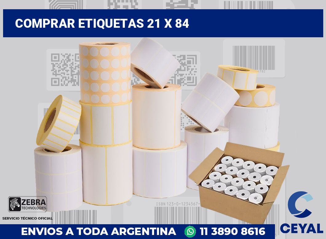 Comprar etiquetas 21 x 84