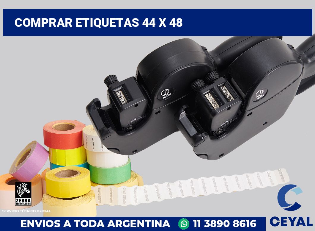 Comprar etiquetas 44 x 48