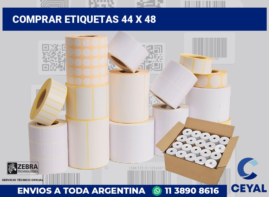 Comprar etiquetas 44 x 48