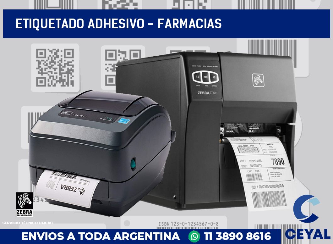 Etiquetado adhesivo - Farmacias