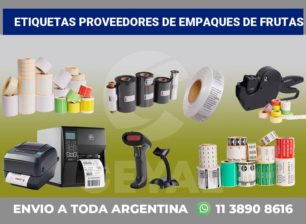 Etiquetas Proveedores de empaques de frutas