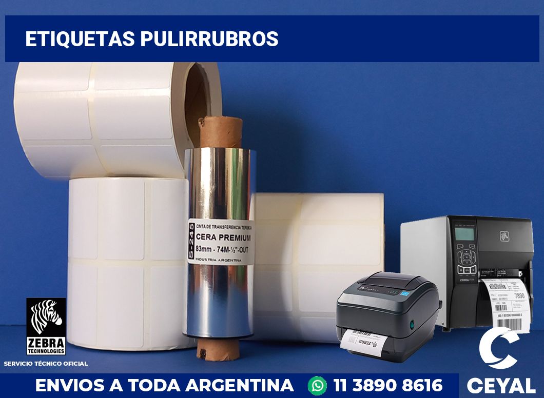 Etiquetas Pulirrubros