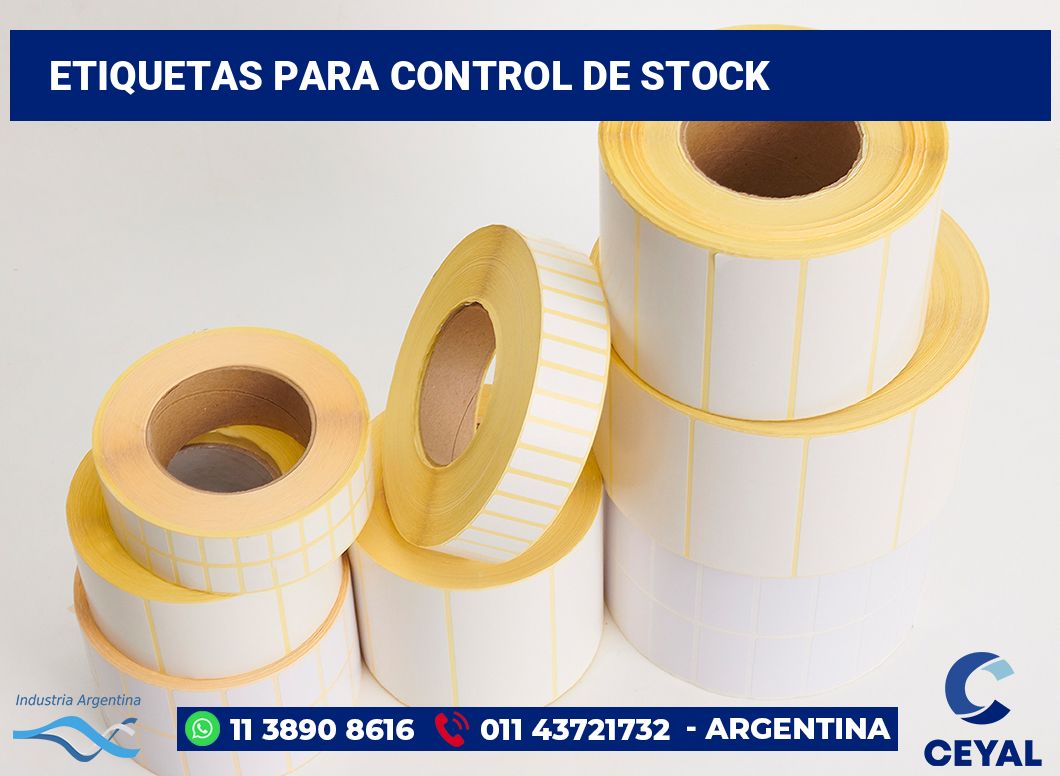 Etiquetas para Control de Stock
