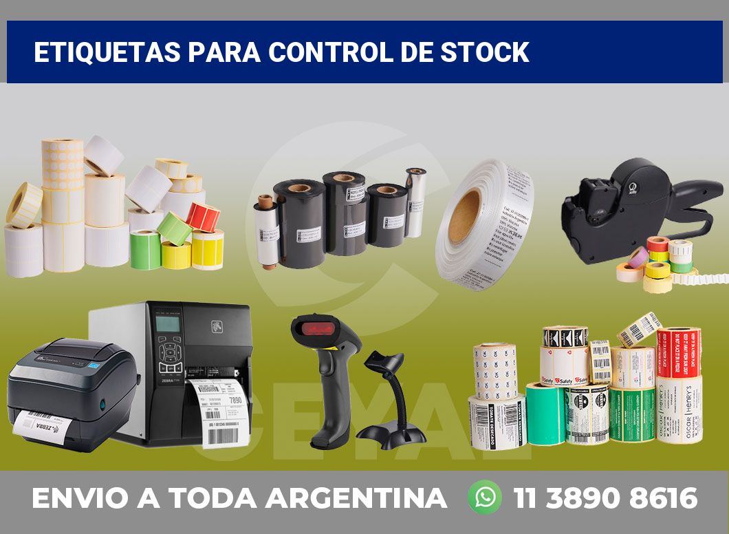 Etiquetas para Control de Stock