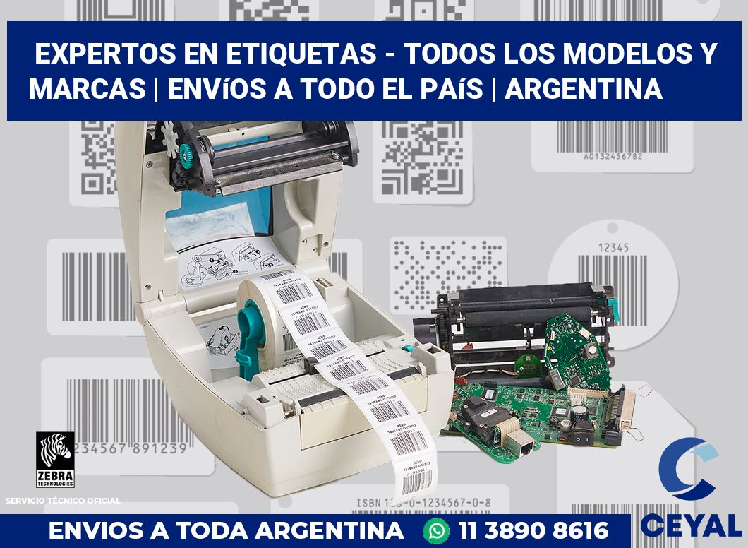 Expertos en etiquetas - Todos los modelos y marcas | Envíos a todo el país | Argentina