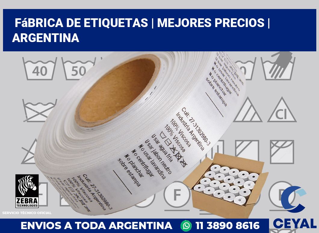 Fábrica de etiquetas | Mejores precios | Argentina