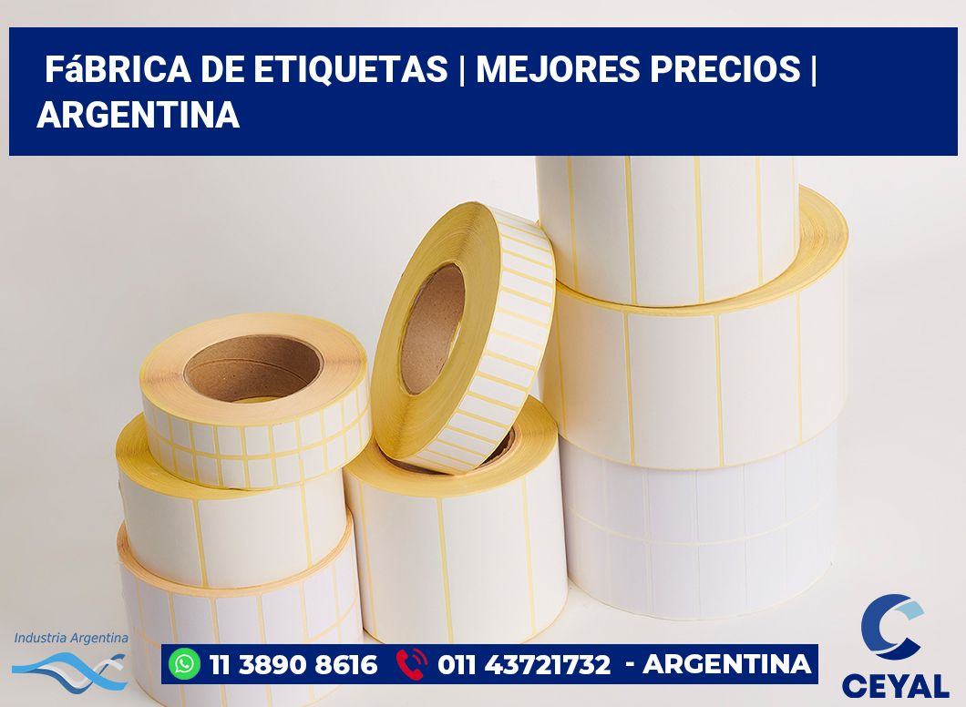 Fábrica de etiquetas | Mejores precios | Argentina