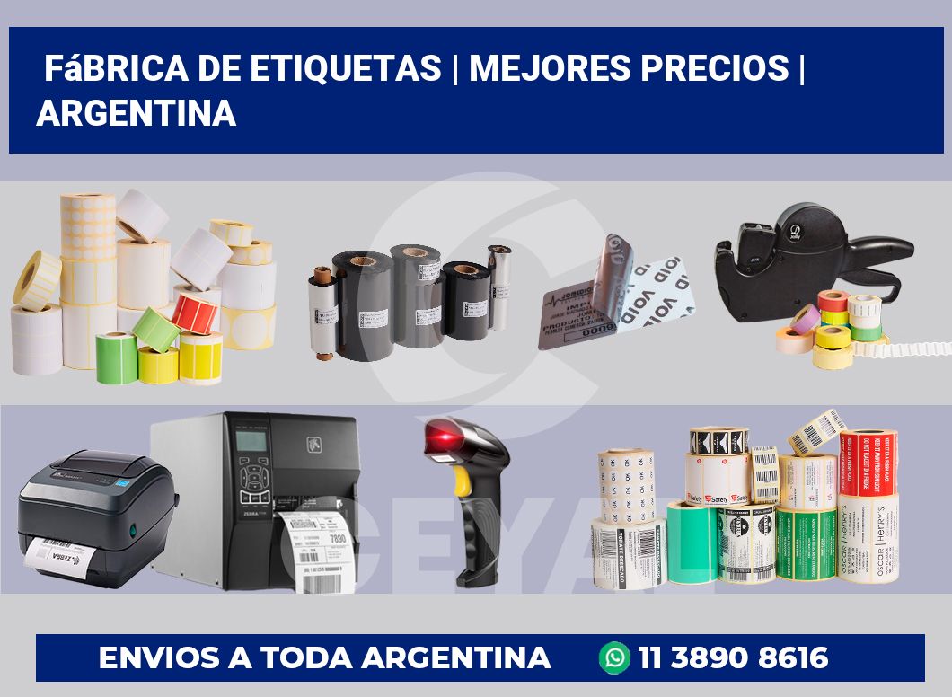 Fábrica de etiquetas | Mejores precios | Argentina