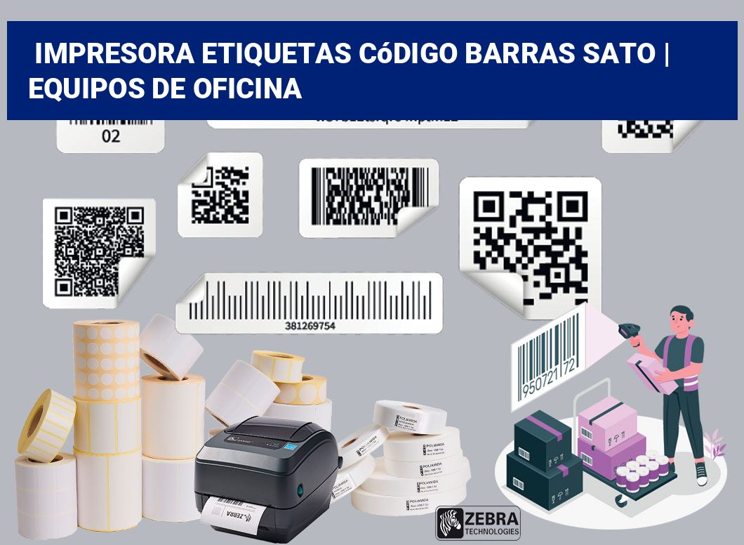 Impresora etiquetas Código barras Sato | Equipos de oficina