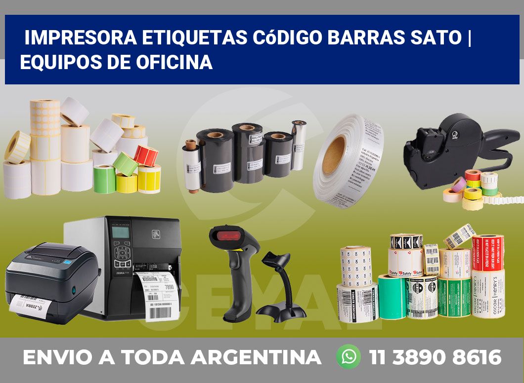 Impresora etiquetas Código barras Sato | Equipos de oficina