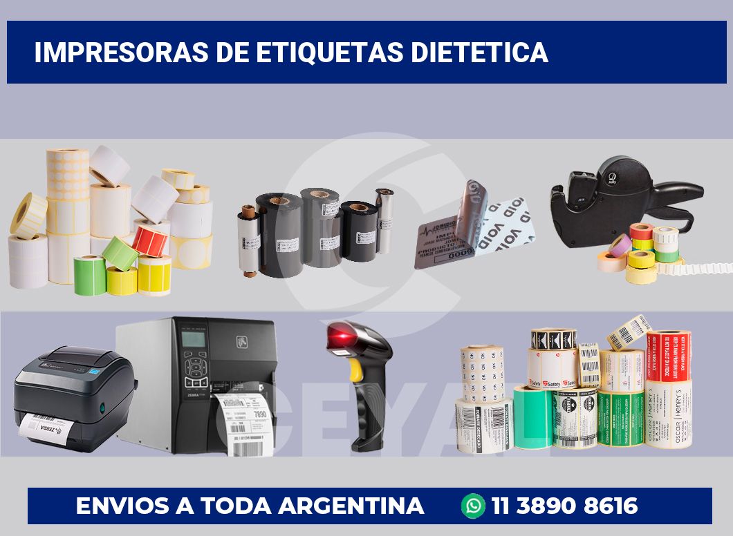 Impresoras de etiquetas Dietetica
