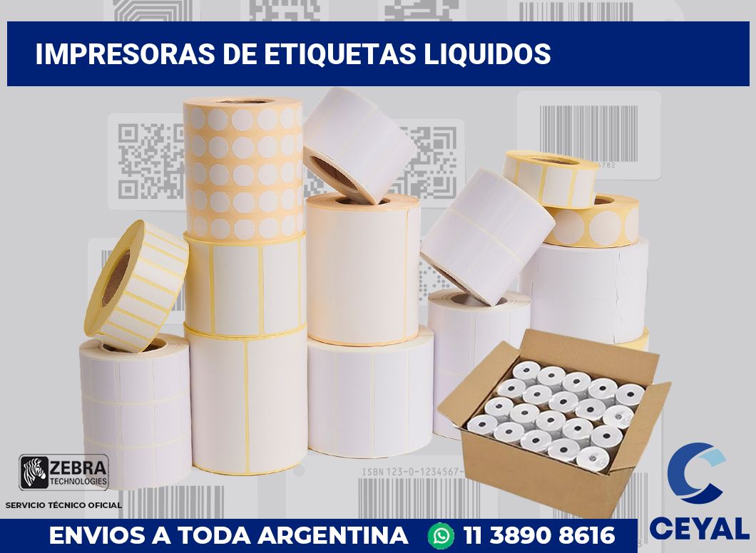 Impresoras de etiquetas liquidos
