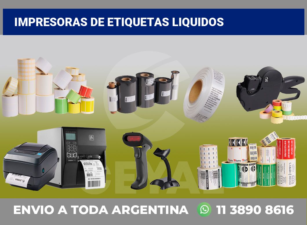 Impresoras de etiquetas liquidos