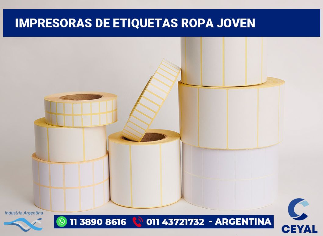 Impresoras de etiquetas ropa joven