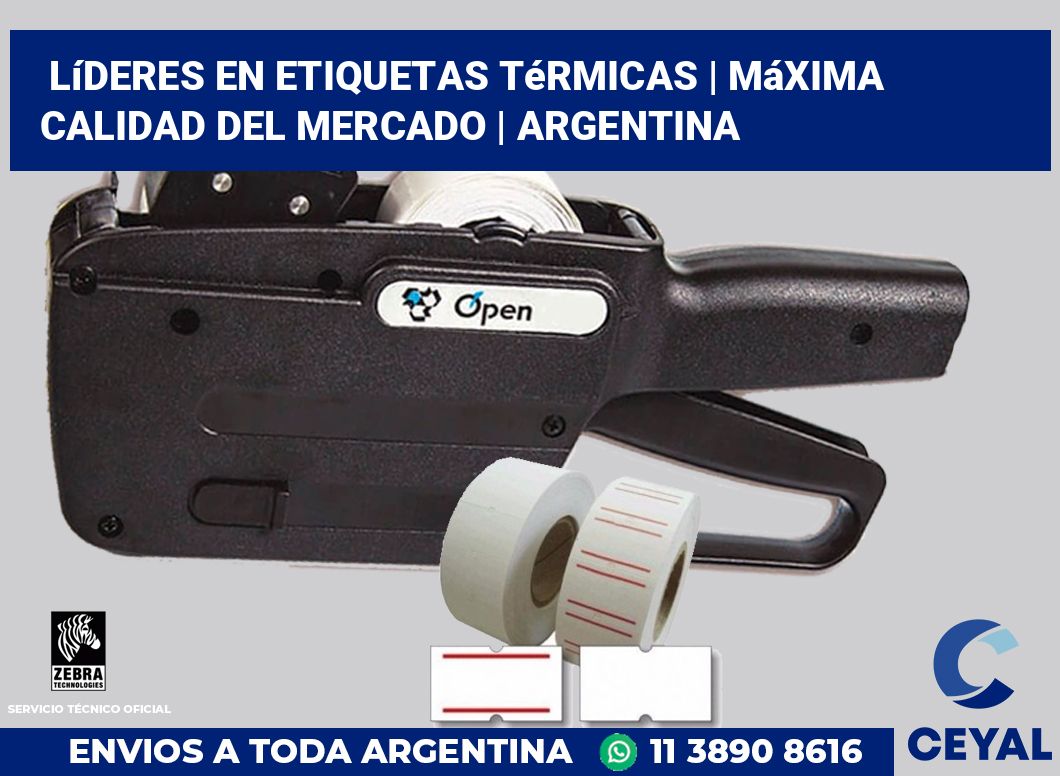 Líderes en etiquetas térmicas | Máxima calidad del mercado | Argentina