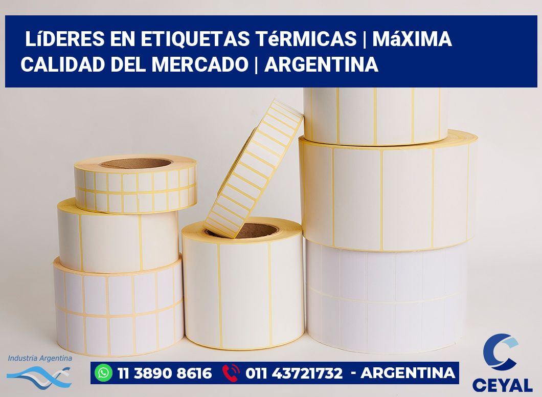 Líderes en etiquetas térmicas | Máxima calidad del mercado | Argentina