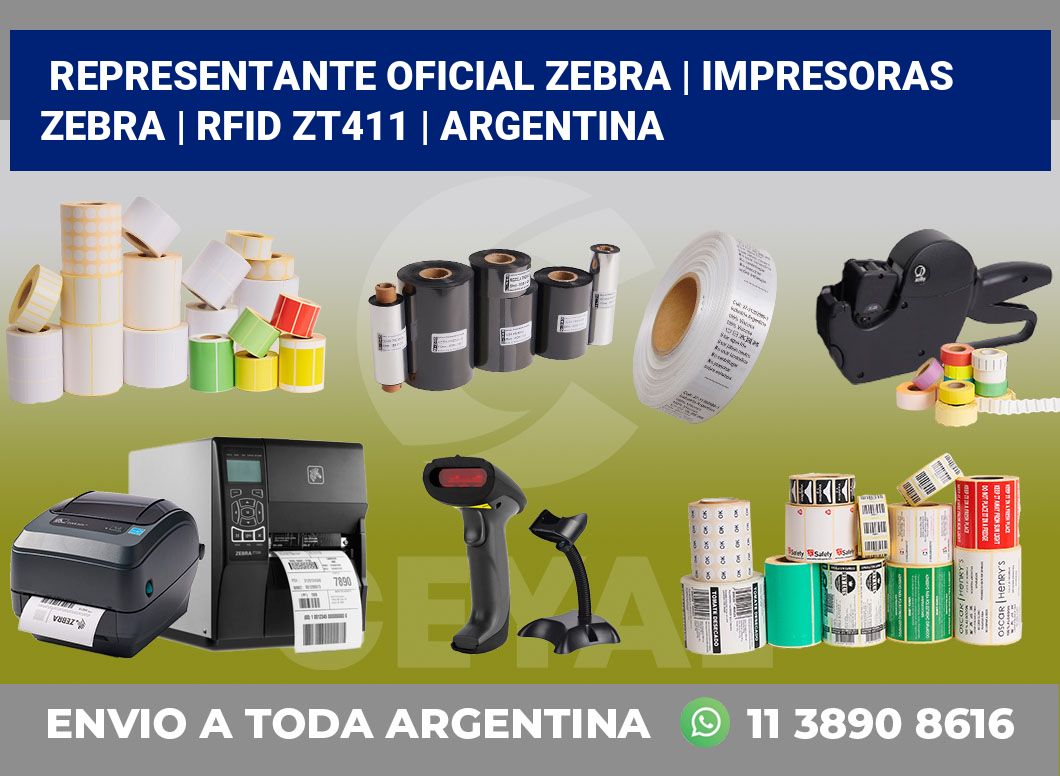 Representante oficial Zebra | Impresoras Zebra | RFID ZT411 | Argentina