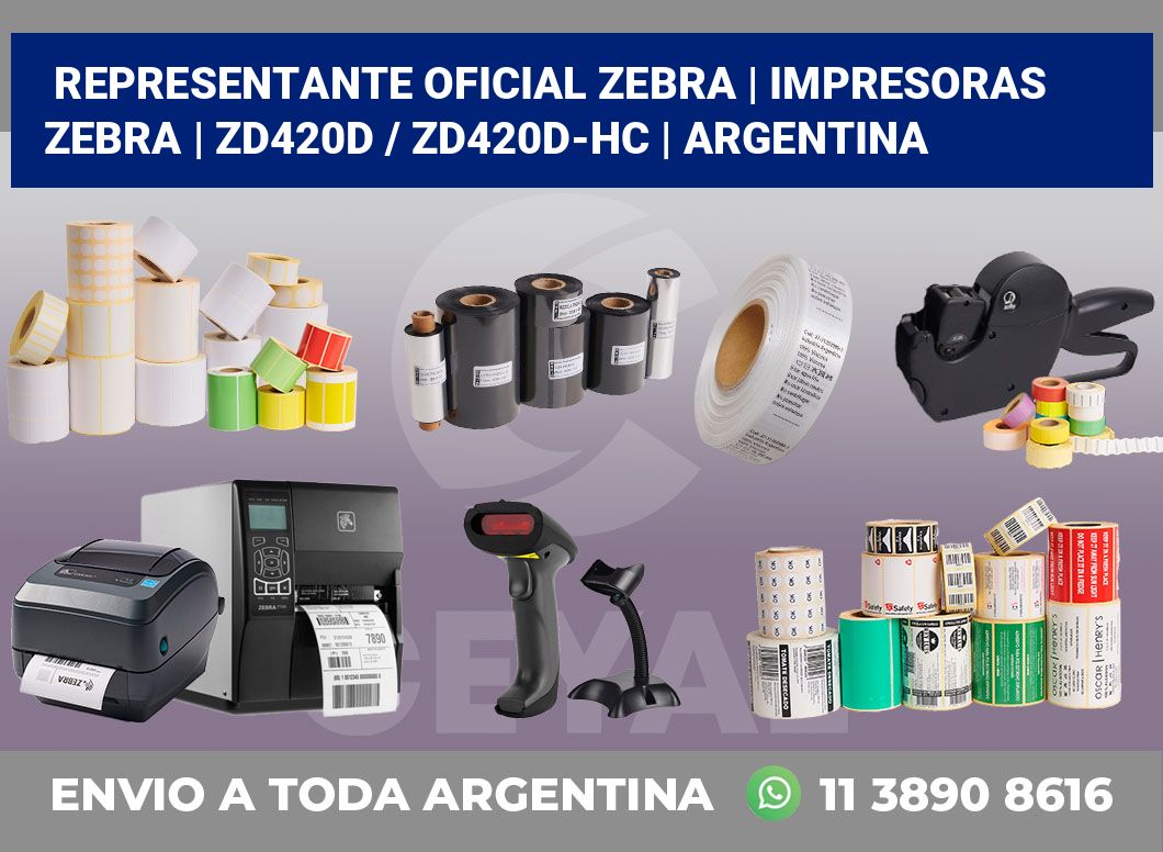 Representante oficial Zebra | Impresoras Zebra | ZD420d / ZD420d‑HC | Argentina