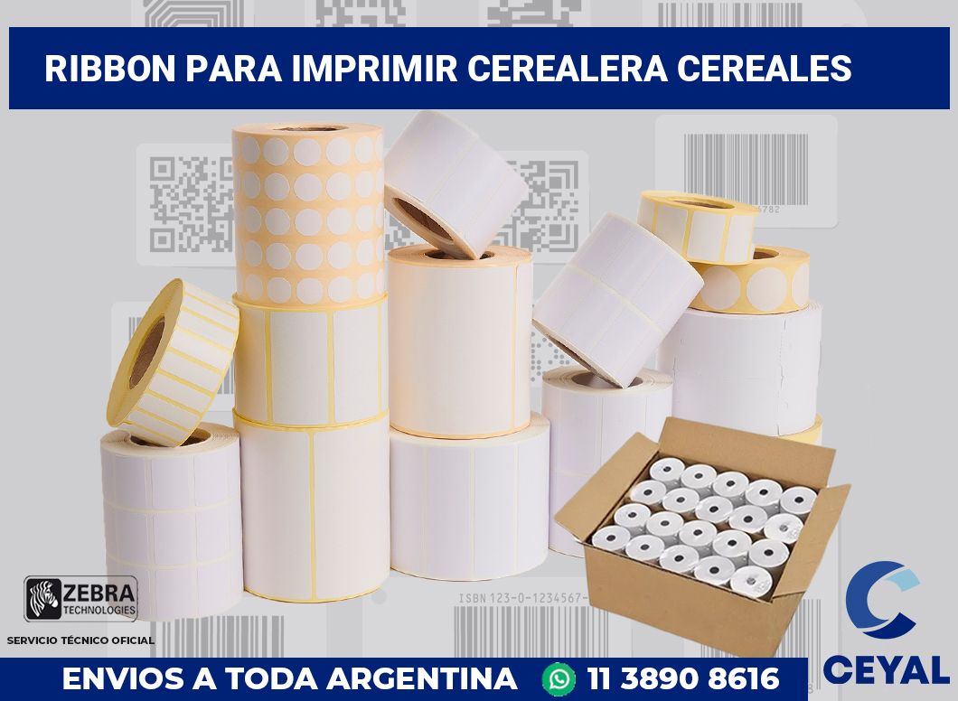 Ribbon para imprimir Cerealera Cereales