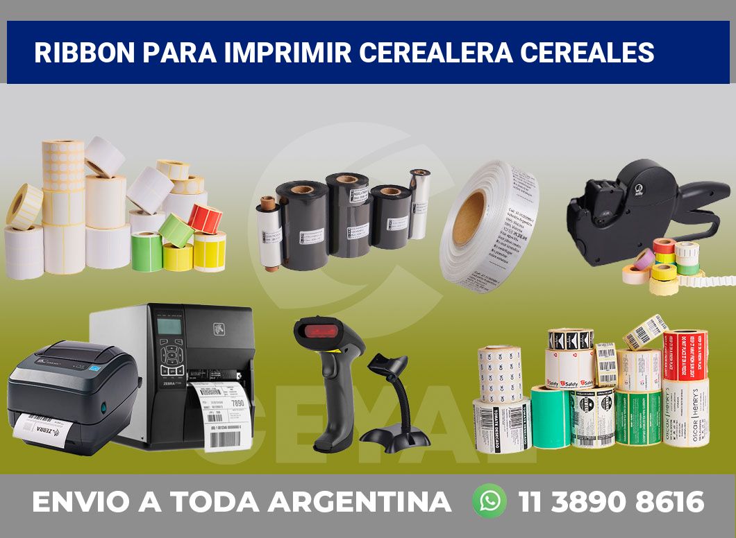Ribbon para imprimir Cerealera Cereales