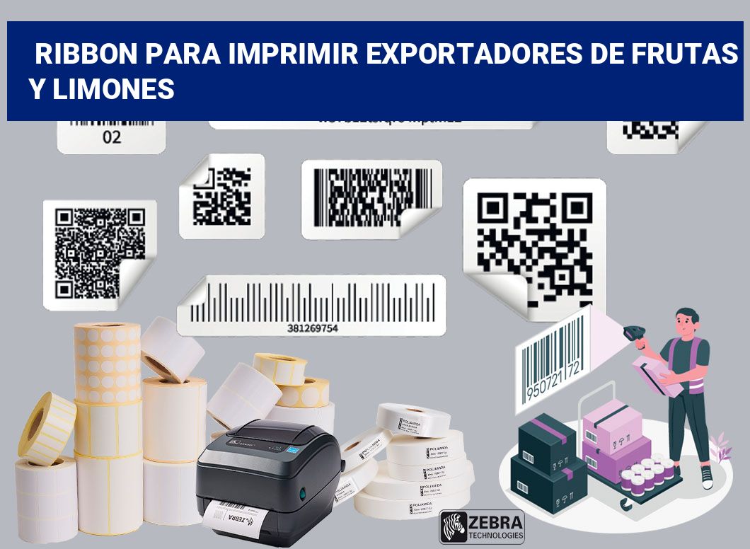 Ribbon para imprimir Exportadores de frutas y limones
