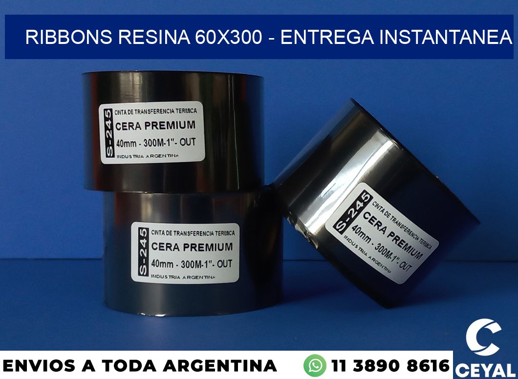 Ribbons resina 60×300 – entrega instantanea