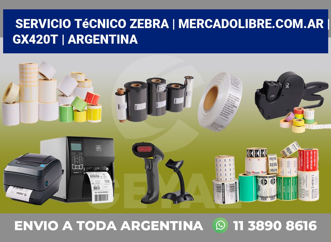 Servicio Técnico Zebra | MercadoLibre.com.ar | GX420t | Argentina