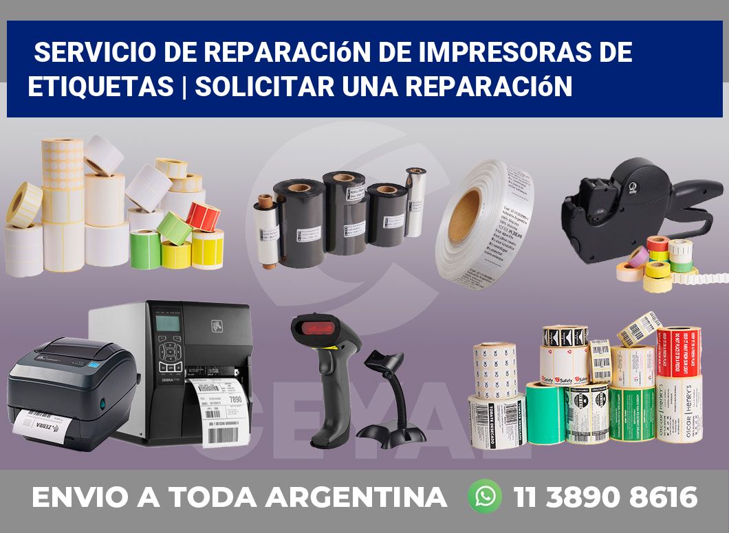 Servicio de reparación de impresoras de etiquetas | Solicitar una reparación