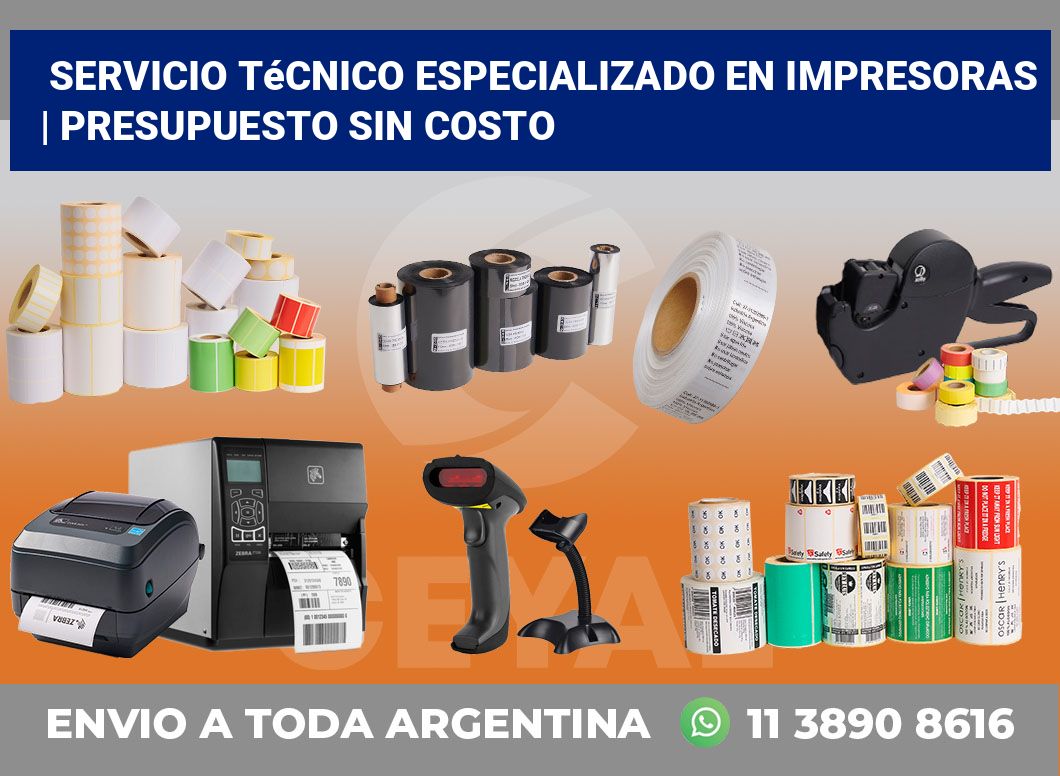 Servicio técnico especializado en impresoras | Presupuesto sin costo
