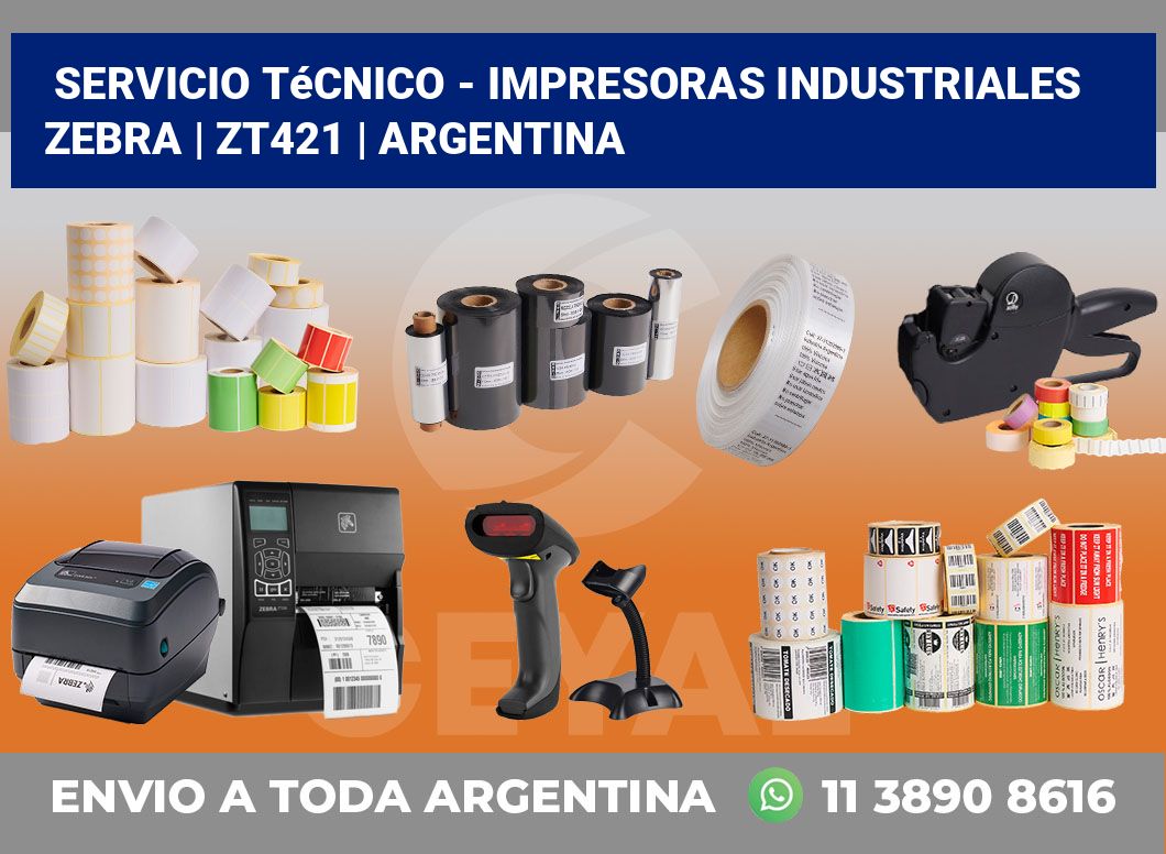 Servicio técnico – impresoras industriales Zebra | ZT421 | Argentina