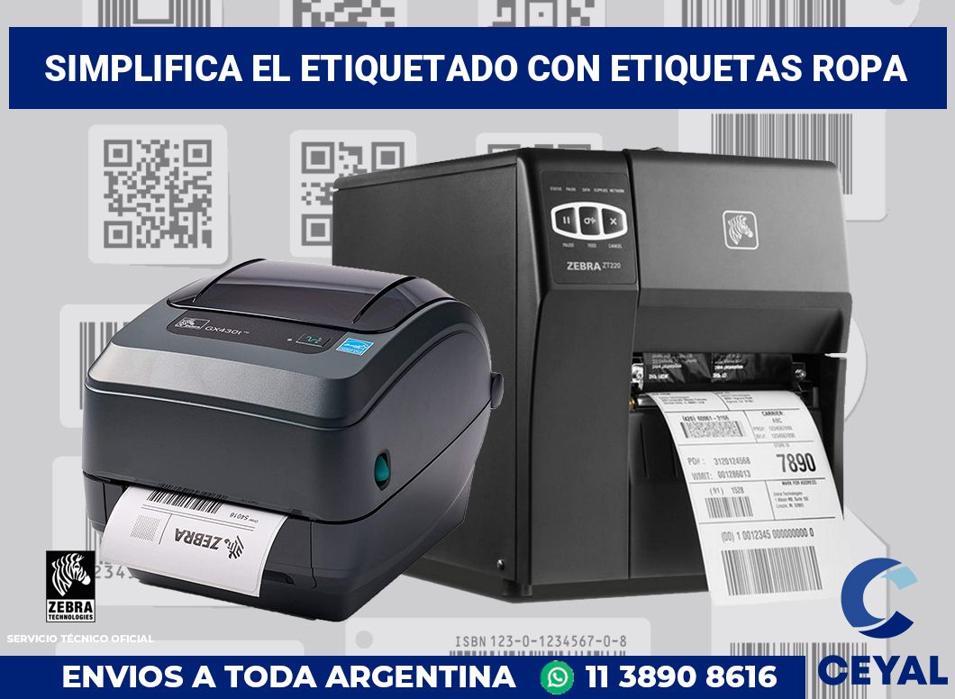 Simplifica el Etiquetado con Etiquetas ropa