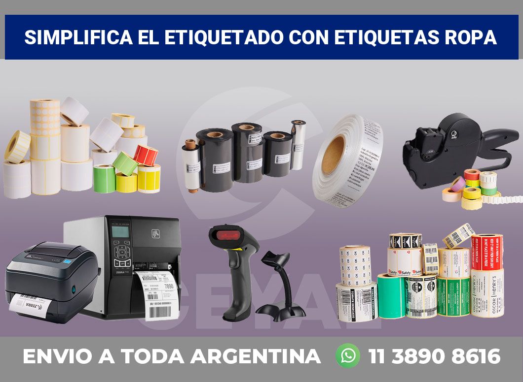 Simplifica el Etiquetado con Etiquetas ropa