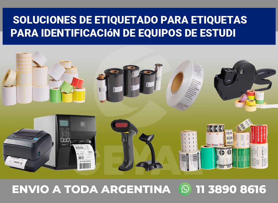 Soluciones de Etiquetado para Etiquetas para Identificación de Equipos de Estudi