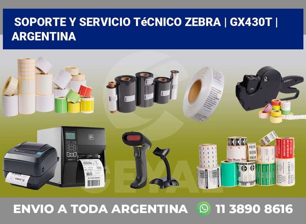 Soporte y servicio técnico Zebra | GX430t | Argentina