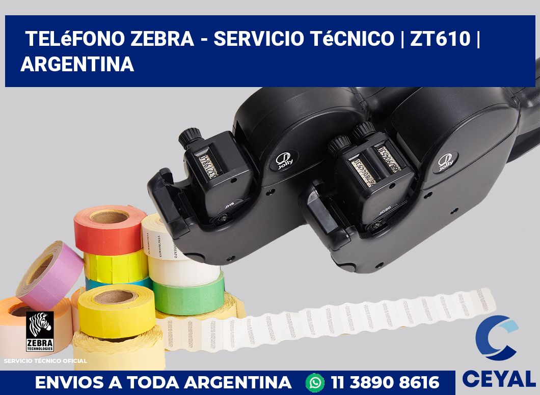Teléfono Zebra - Servicio Técnico | ZT610 | Argentina