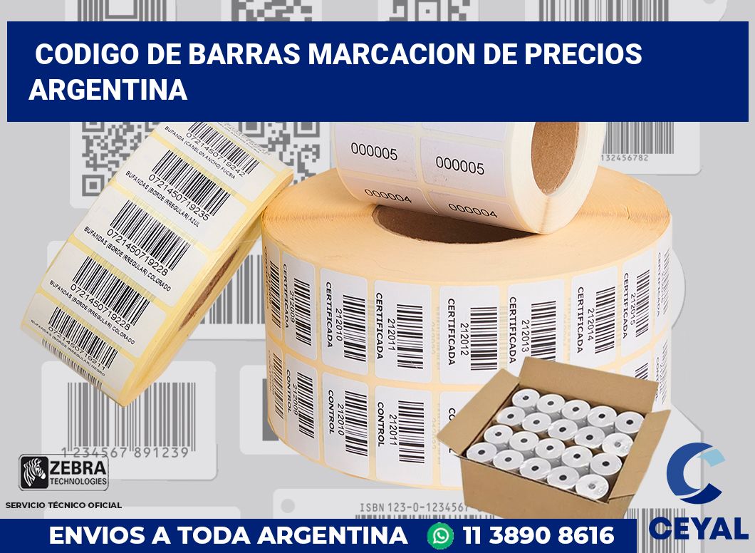 codigo de barras marcacion de precios  argentina