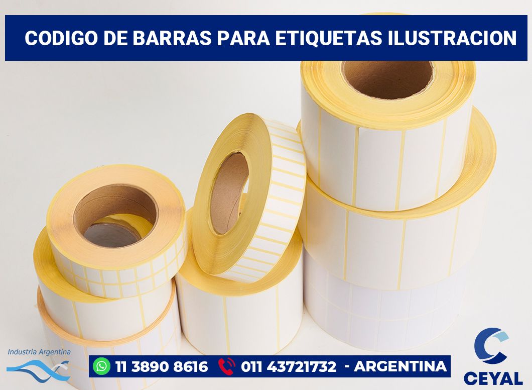 codigo de barras para etiquetas ilustracion