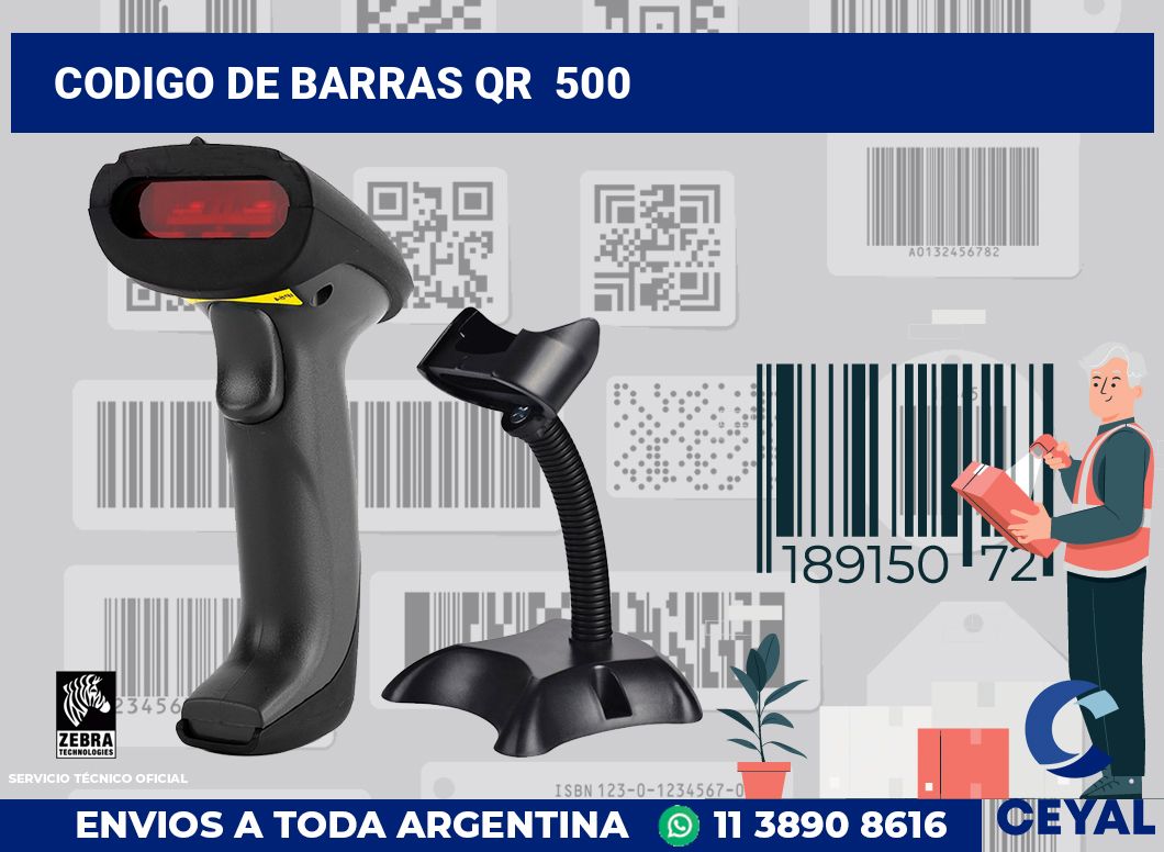 codigo de barras qr 500