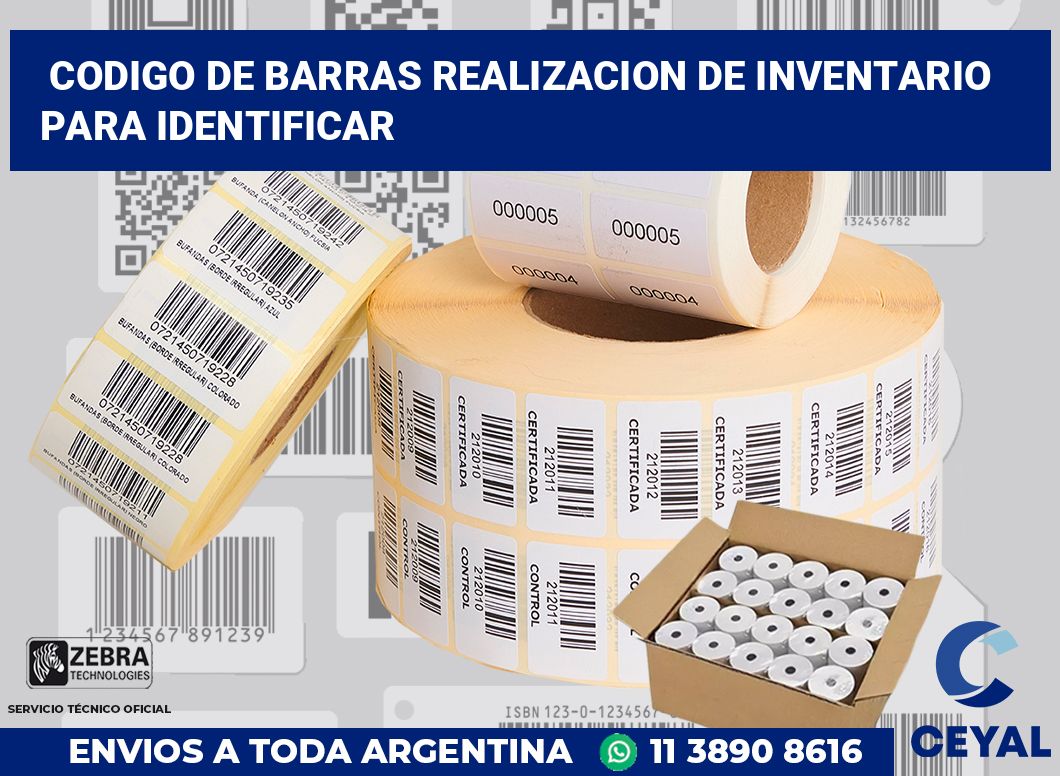 codigo de barras realizacion de inventario  para identificar