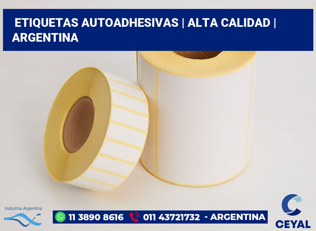 etiquetas autoadhesivas | Alta calidad | Argentina